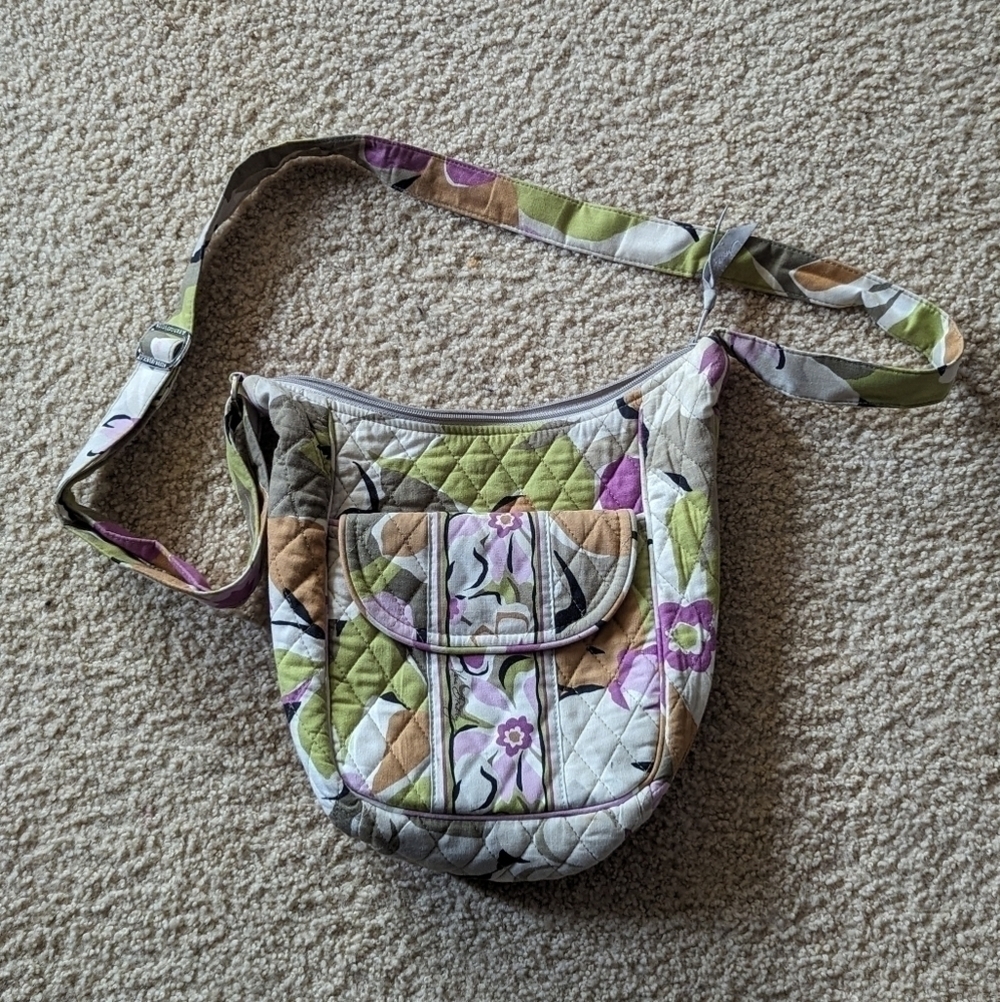 Vera Bradley Portobello Road Lizzy Crossbody Shoulder Bag 10 inches